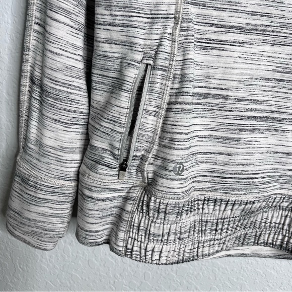 Lululemon Hoodie Women 8 Think Fast Pullover Sweater Training Running Jacket N - Picture 4 of 9